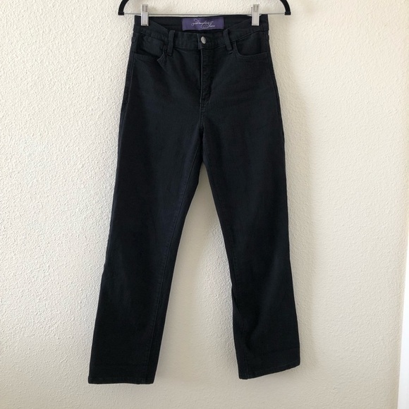 NYDJ Denim - Not Your Daughter’s Jeans in Black mid to high waist straight fit